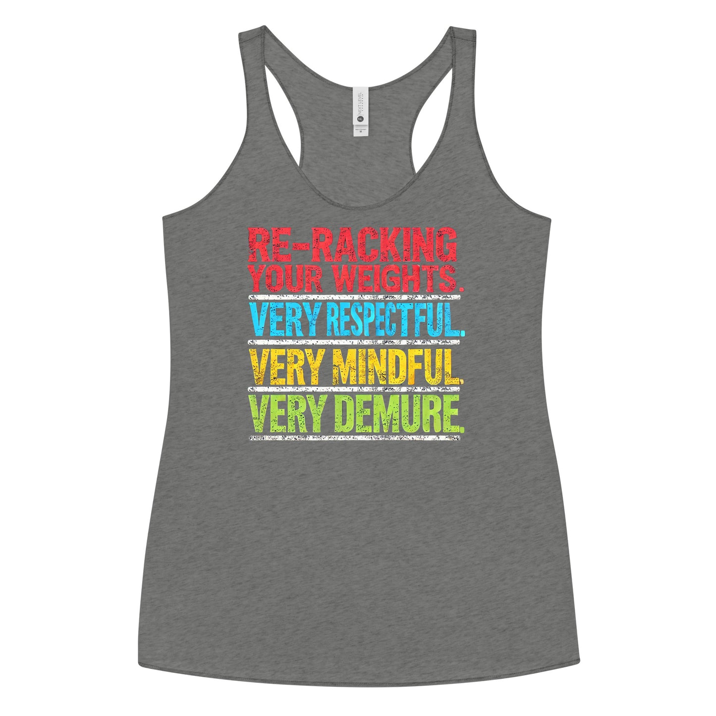 Re-Racking Very Demure Racerback Tank