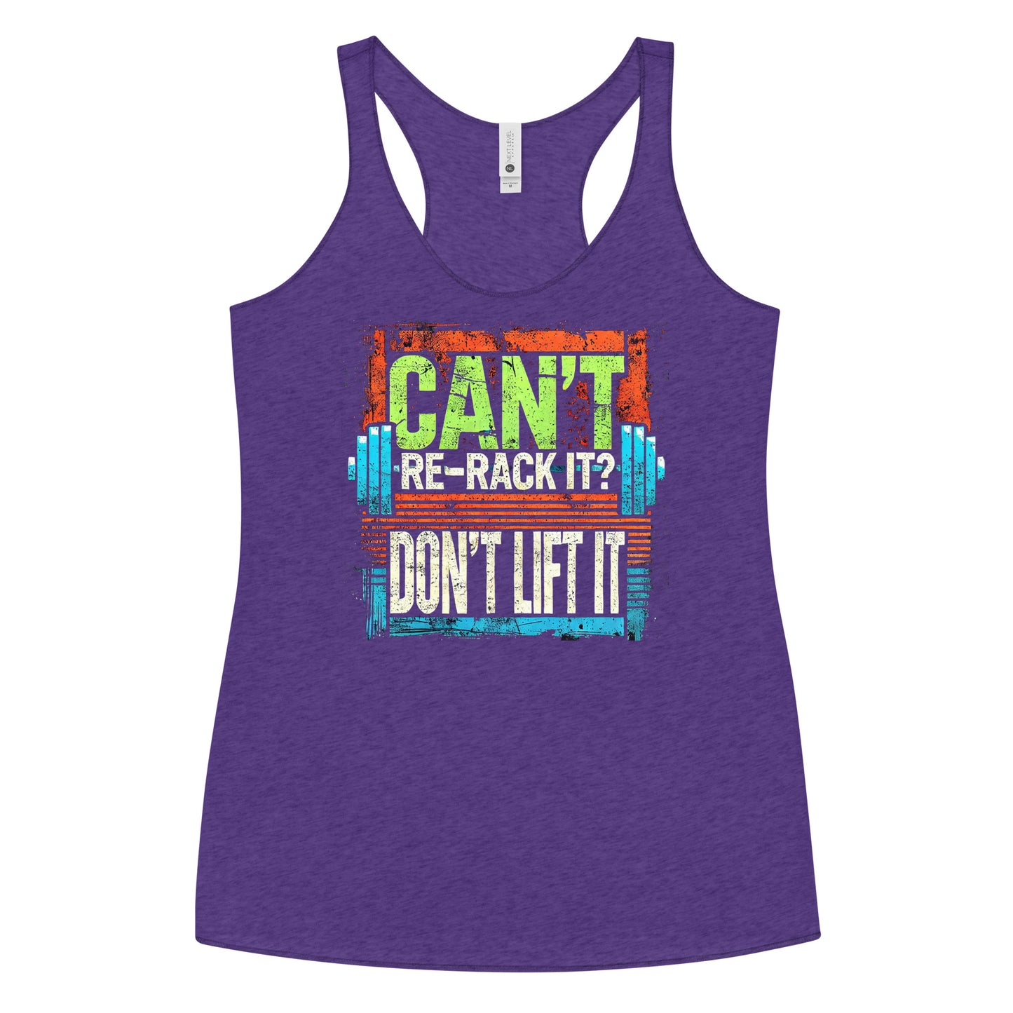Can't Re-Rack It Color Pop Racerback Tank
