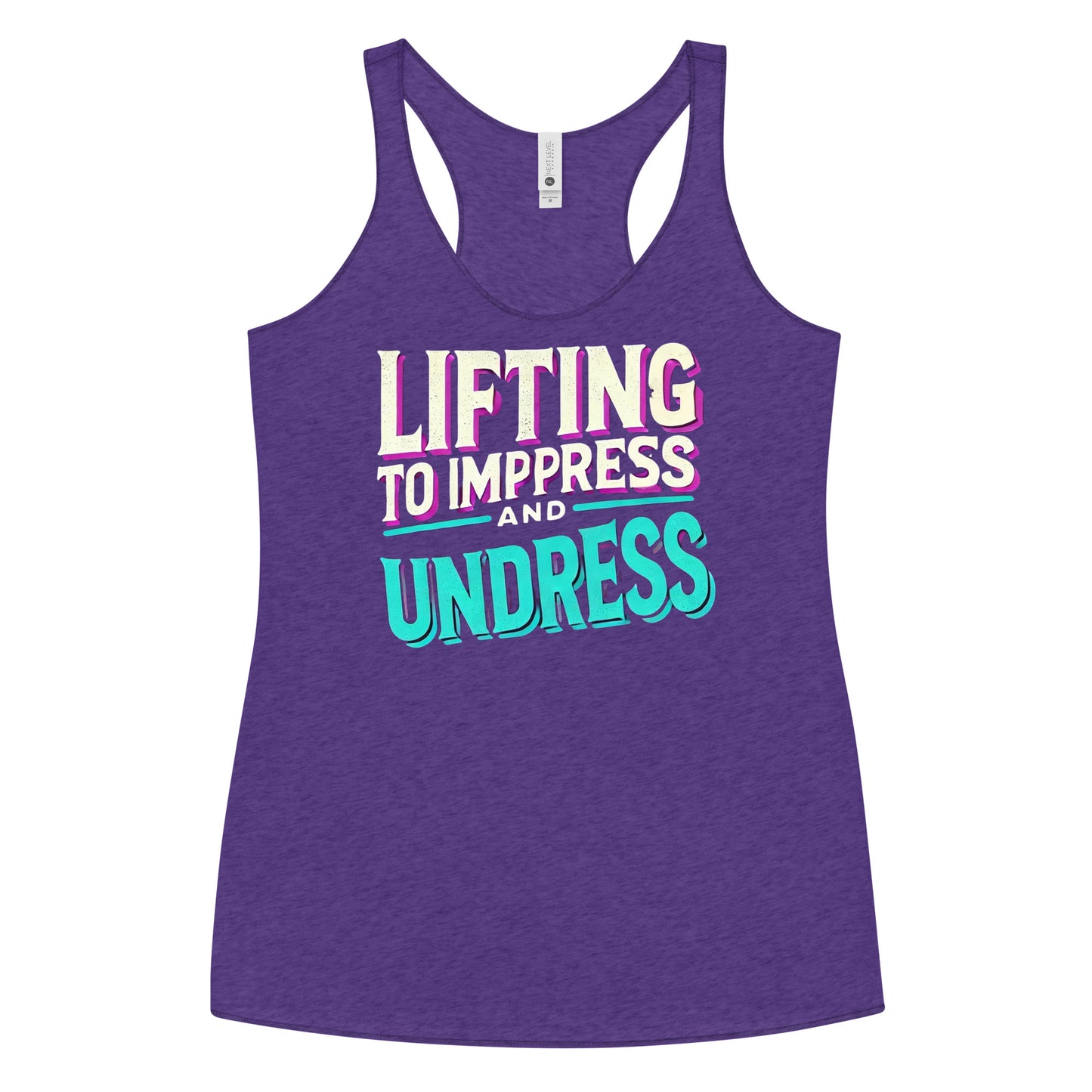 Lifting To Impress And Undress Racerback Tank