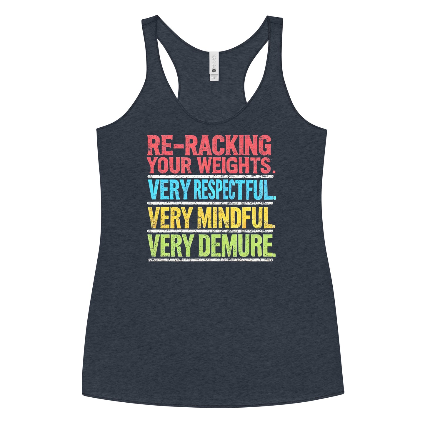 Re-Racking Very Demure Racerback Tank