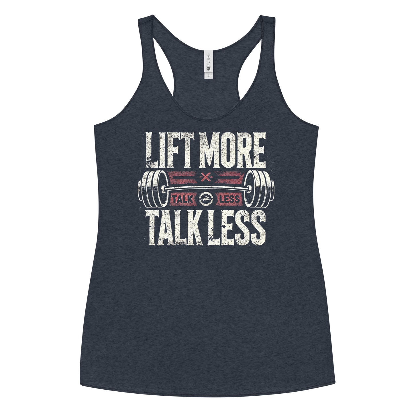 Lift More Talk Less Grit  Racerback Tank