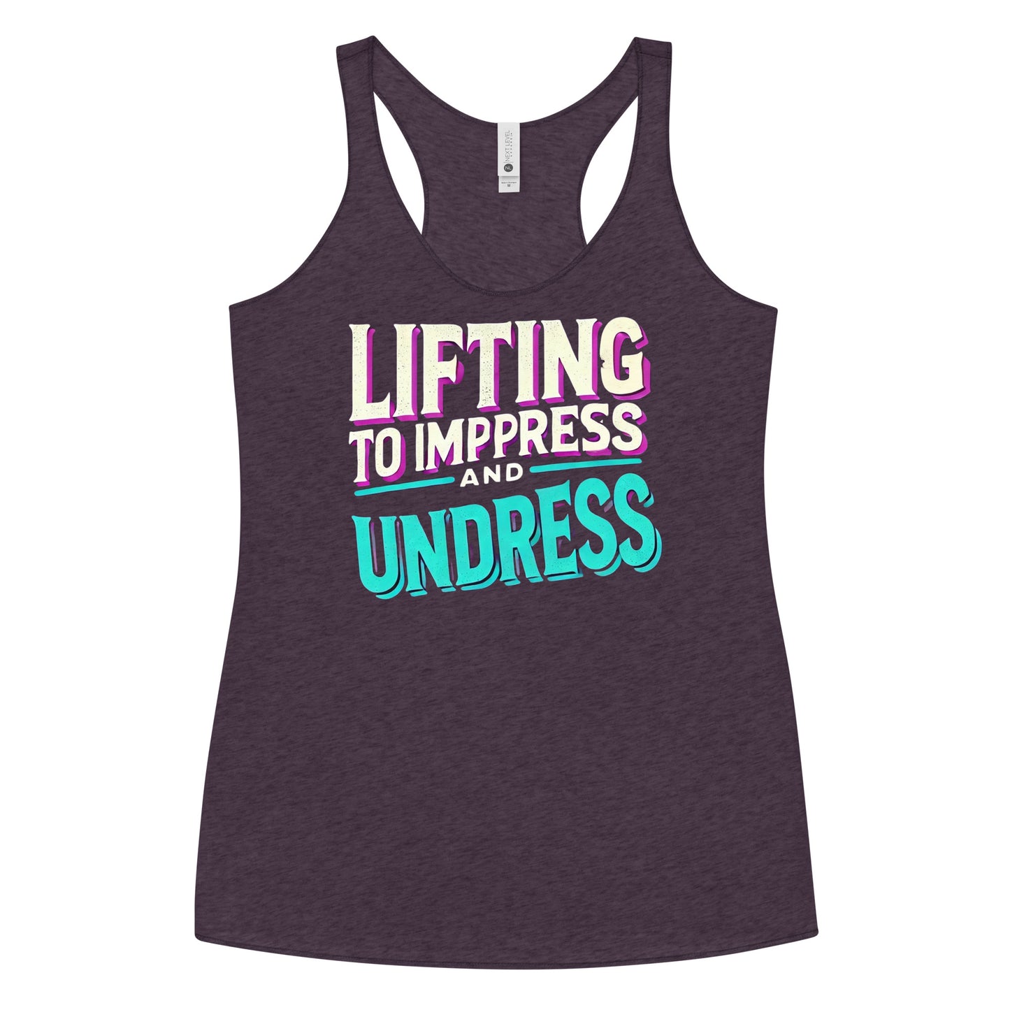Lifting To Impress And Undress Racerback Tank